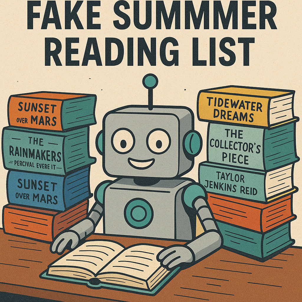 📚 AI Publishes Fake Summer Reading List, Still More Convincing Than Most Book Clubs