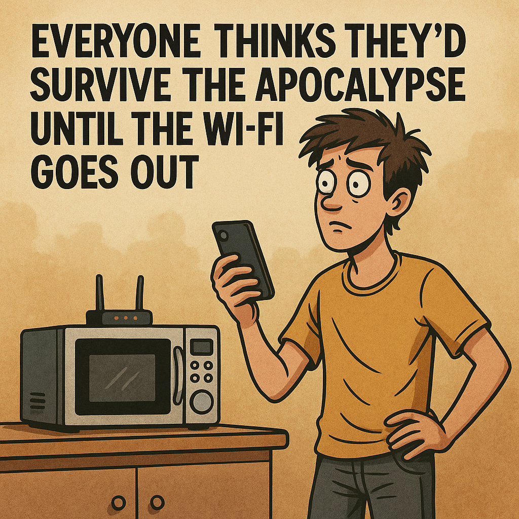 Everyone Thinks They’d Survive the Apocalypse Until the Wi-Fi Goes OutBy